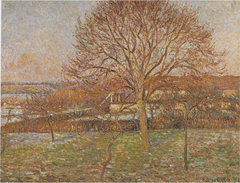 Painting of Camille Pissarro and Paul Durand-Ruel at Snollaerts
