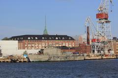 Decommissioned Finnish missile boat Helsinki 60 docked at Hietalahti ship yard