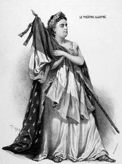 Belgian soprano Marie Sasse singing La Marseillaise at Théâtre impérial de l'Opéra in 1869
