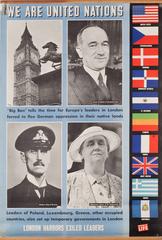 Poster of We are United Nations series featuring London Harbors Exiled Leaders