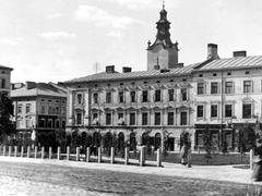 Demolished building at Halytska Street 21 in Lviv before 1907