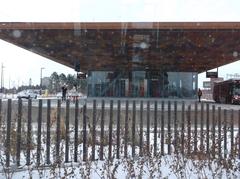 Opening day at Toronto's TTC Pioneer Village Station bus bays on December 17, 2017