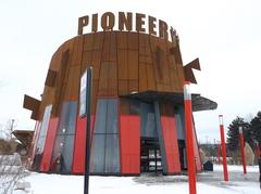 Opening day celebrations at TTC's Pioneer Village Station with crowds and free subway rides on December 17, 2017