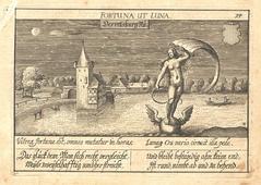 Engraving from Meisner's Schatzkästlein depicting Derretsburg in Nürnberg Unterbürg