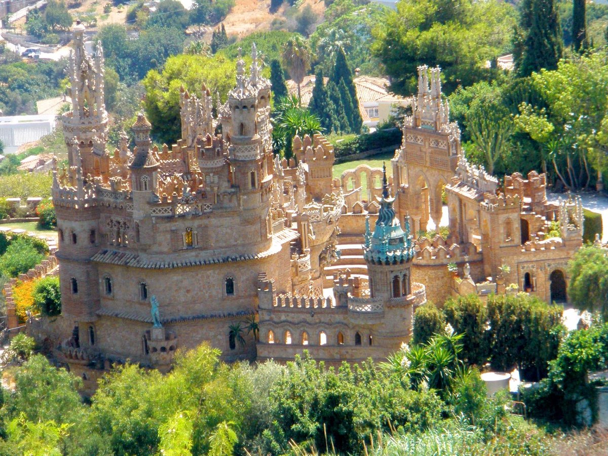 Castillo de Colomares in Benalmádena Málaga Spain