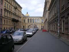 Pochtamtskaya Street buildings 9, 11, and 16 showcasing historic architecture