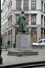 Gabrielle Petit statue in front of Place Saint-Jean 5