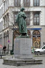 Statue of Gabrielle Petit in front of Place Saint-Jean 5