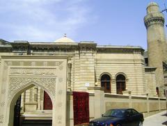 Juma Mosque in Old City Baku Azerbaijan 19th century built by Baku millionaire Haji Sheykh Ali aga Dadash ogly Dadashev in 1899