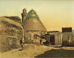 Second building of Juma mosque in Baku Azerbaijan architectural heritage