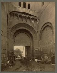 Historical view of Bab el-Foutouh gate in Cairo, Egypt