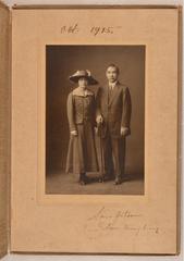 Sun Yat-sen and Soong Ching-ling wedding photo in Tokyo, 1916
