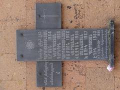 Plaques detailing historical information at Yerevan Railway Station in Armenia