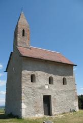 Ancient stone church in Drazovce, Slovakia with Slavic architectural features