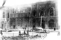 Ruined Ismailiyya Palace during March Days 1918