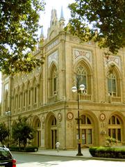 Historical Ismailiyya building in Baku, Azerbaijan