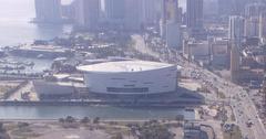 American Airlines Arena on Biscayne Boulevard in Miami, Florida.