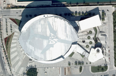 Satellite view of American Airlines Arena