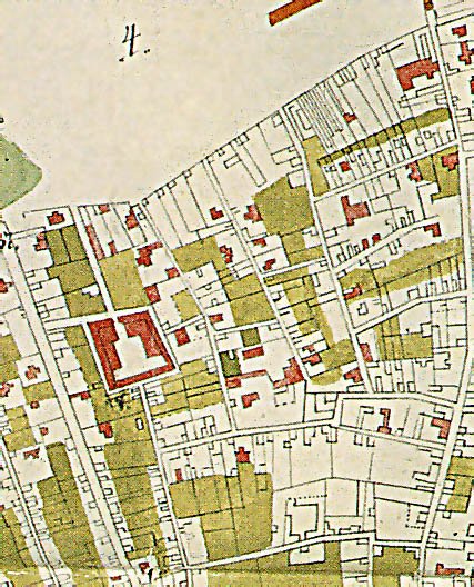 1760s historical map of Kadashi area in Moscow