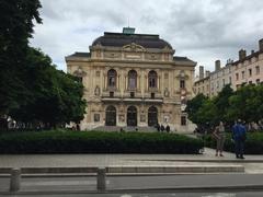 Théâtre des Célestins historic theater facade in Lyon
