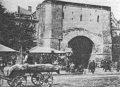 Bogoslovskaya Tower of Kitay-Gorod near the Church of St. John the Theologian, now Moscow History Museum