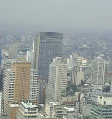 Mirante do Vale building in São Paulo city skyline