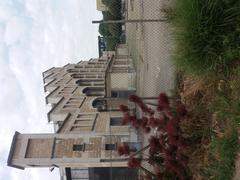 North facade of Halle Tony Garnier in Lyon, profile view