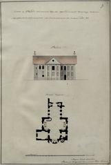 Historic Vilnia Rudnickaje Suburb with St. Stephen Church and Marianite Monastery in 1835