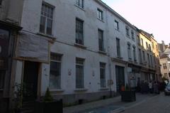 Traditional houses along Rue des Grands Carmes in Brussels