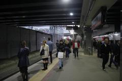 Kutuzovskaya station platform on the Moscow Central Circle railway
