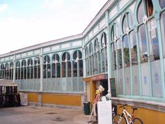 Exterior view of Mercado del Fontán in Oviedo, Spain