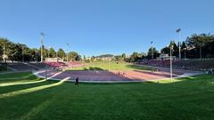 Kezar Stadium east view during high school track and field event