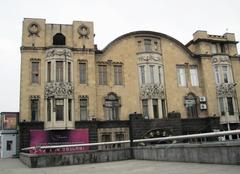 Building at the corner of Mikheil Javakhishvili Street and First Republic Square in Tbilisi