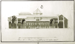 Section of the Patio de los Leones in the Alhambra, 1766-1767