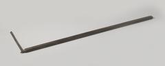 Historic measuring staff known as the peilstok of the Amsterdams Peil, made of wood and iron, dating between 1650 and 1900