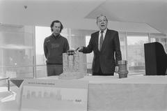 Louis van Gasteren and Kees van der Veer signing the NAP project agreement on February 26, 1987