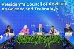President Joe Biden meeting with President’s Council of Advisers on Science and Technology at Fairmont Hotel San Francisco