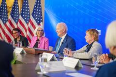 President Joe Biden meeting with the President’s Council of Advisers on Science and Technology at the Fairmont Hotel in San Francisco on September 27, 2023