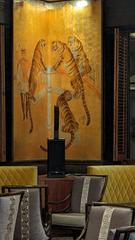 Interior of the Cirque Room at the Fairmont Hotel in San Francisco with Esther Bruton murals