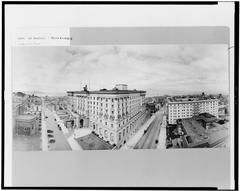 Historic Fairmont Hotel building in San Francisco, California