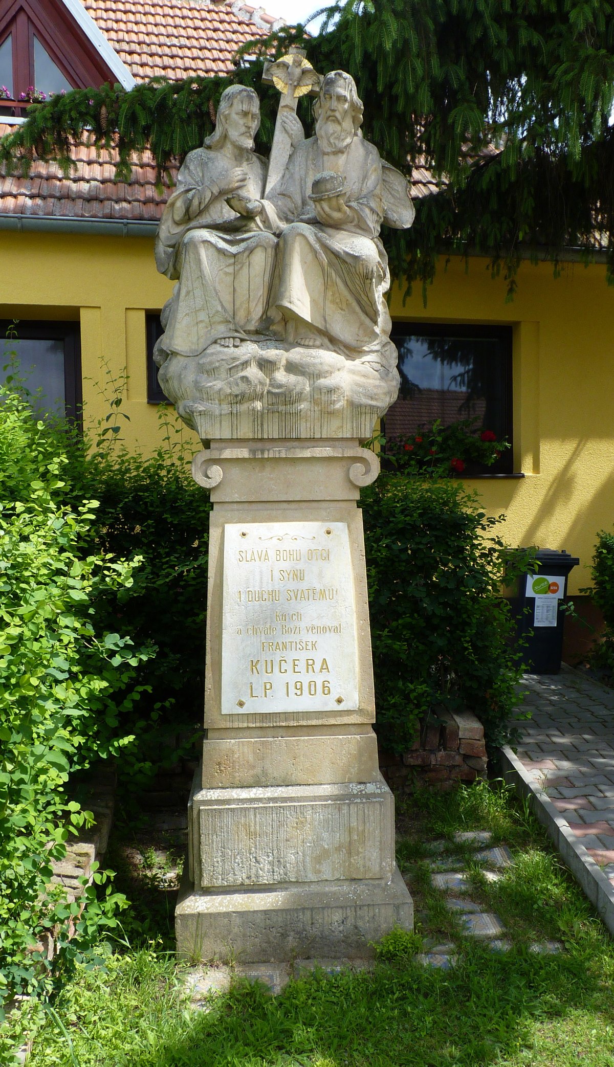 Statue of the Holy Trinity in Brno Bosonohy Czech Republic