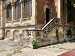 Street view of 9 Strada Gherghe Manu in Bucharest with residential buildings and parked cars