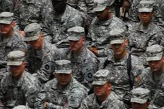 Task Force 34 Soldiers at Army National Guard's 372nd Birthday Ceremony in Baghdad, Iraq