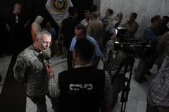 General Lloyd J. Austin III leading United States Forces-Iraq into Operation New Dawn at a change-of-command ceremony