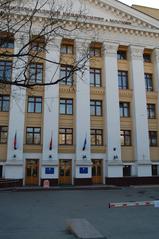 International University building at 17 Leningradsky Prospect, Moscow in April 2014