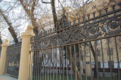 International University building on Leningradsky prospect in Moscow, March 2014