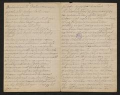Handwritten letter from Sophia Peeters to Guido Gezelle dated January 16, 1897