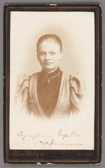 Portrait of Dymphna Gezelle, Flemish poet and writer