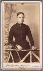 Portrait of Hortense Gezelle, niece and letter correspondent of Guido Gezelle