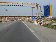 Construction of A4 and A8 highway interchange in Poland